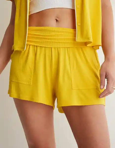 Pijama Aerie Amarillo Talla X-Small American Eagle 64951429