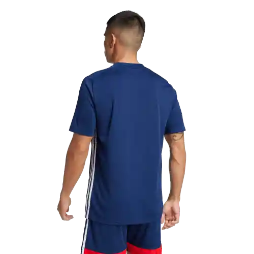 Adidas Camiseta Tiro Para Fútbol de Hombre Azul Talla S