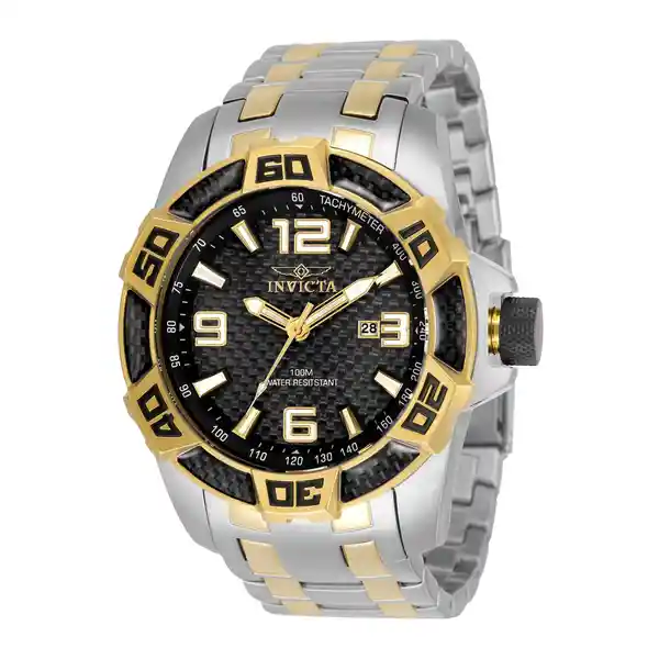 Invicta Reloj Hombre Acero Oro Inv35546