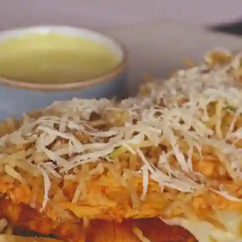 Patacón Pollo Desmechado