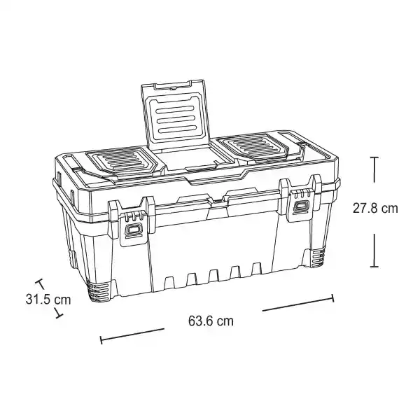 Caja de Herramienta Prof Apil cm 25 Rimax