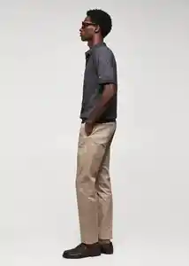 Camiseta Polo Umami Navy Talla L Hombre Mango