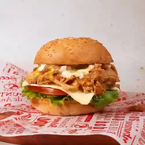 Combo Hamburguesa Desmechada Bbq