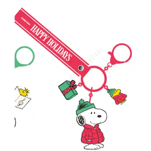 Adorno Para Celular Serie Snoopy Christmas Puffer Jacket Miniso