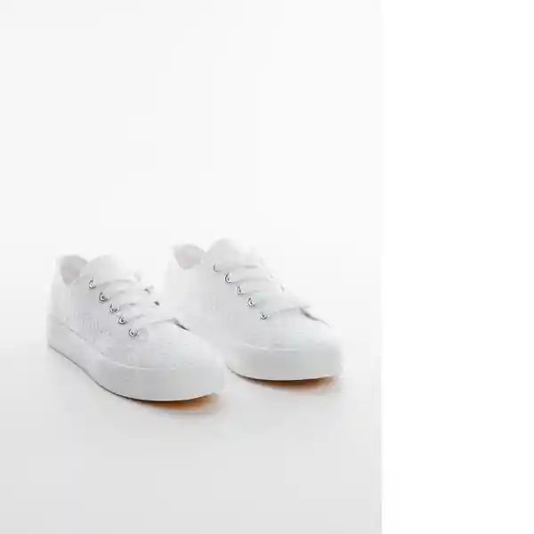 Zapatos Deportiva Britb Blanco Talla 30 Niñas Mango