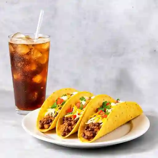 Combo 4 Taco s Bebida