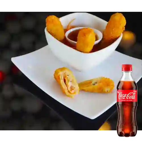 Combo Palmitos Crunks +Cocacola Orig 400ml