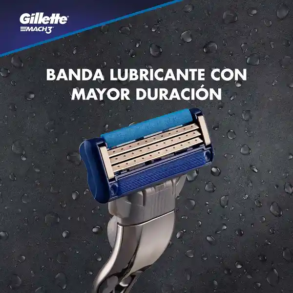 Repuestos de Afeitar Gillette Mach3 Turbo 4 uds