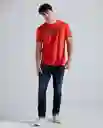  Camiseta Hombre Rojo Talla M 841E002 AMERICANINO 