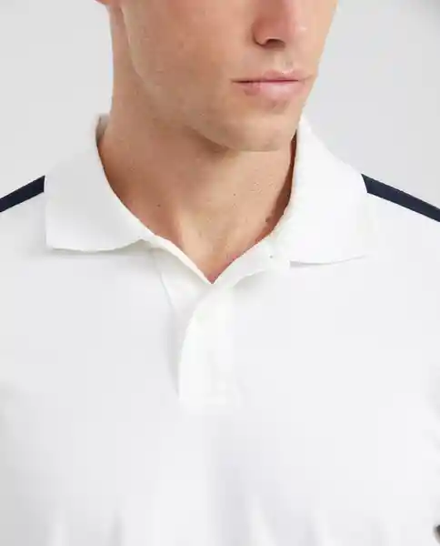 Camiseta Polo Contrast Crudo Prístino Claro L Chevignon
