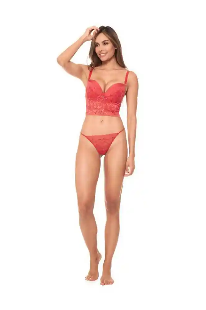 Corpiño Mujer 34 - Coral