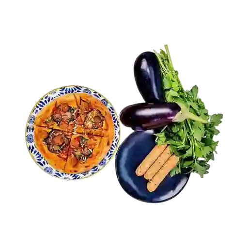 Pizza Hummus con Chorizo (Vegano)
