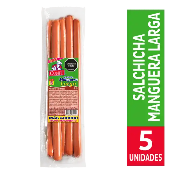 Cunit Salchicha Manguera Larga 500 g