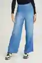 Pantalón Cataluna Color Azul Medio Talla 10 Ragged