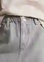 Falda Cindy7 Tejano Gris Talla 07 Niñas Mango