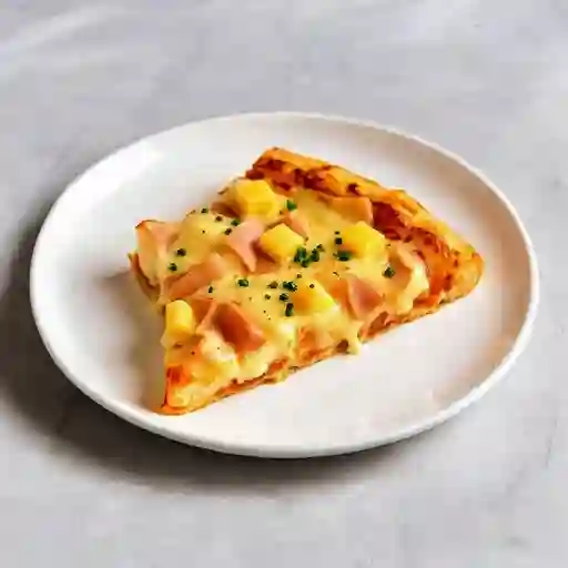 Pizza súper estofada hawaiana