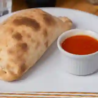 Pizza pantalón pollo y champiñones