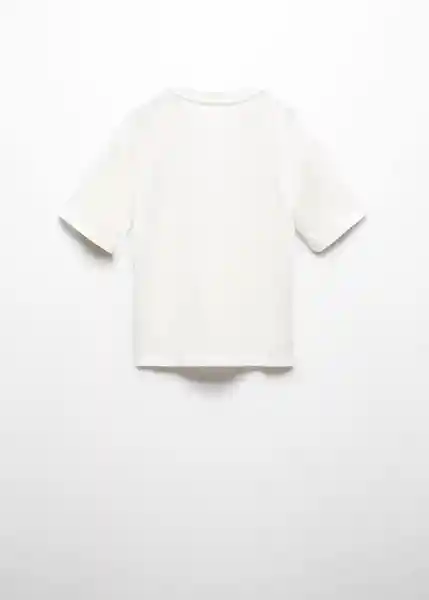 Camiseta Academy Niños Off White Talla 12 Mango