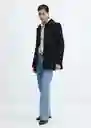 Abrigo Lively Navy Talla S Mujer Mango