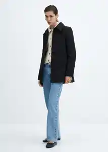 Abrigo Lively Navy Talla S Mujer Mango
