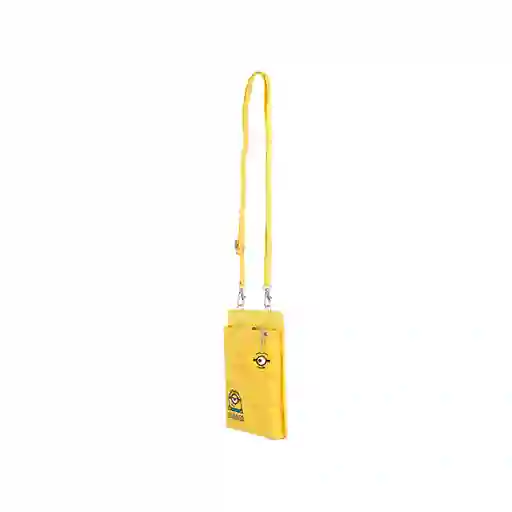 Bolso Mini Porta Celular Minions Amarillo Miniso