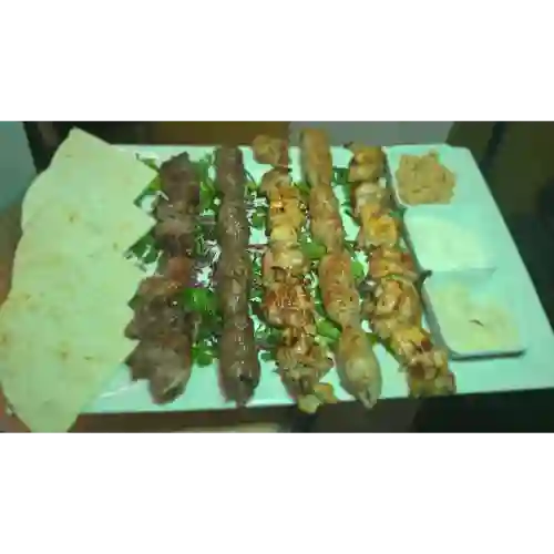 Plato Mixto Asado para Dos