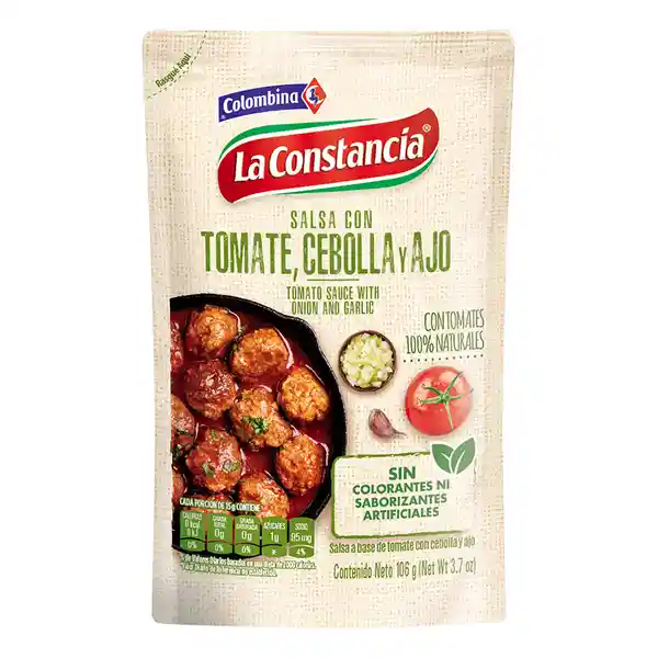 La Constancia Salsa con Tomate Cebolla y Ajo