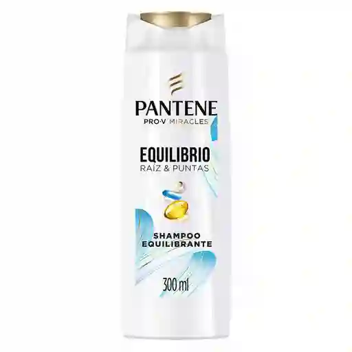 Shampoo Pantene Pro-V Miracles Equilibrio Raiz y Puntas Equilibrante Champu 300 ml