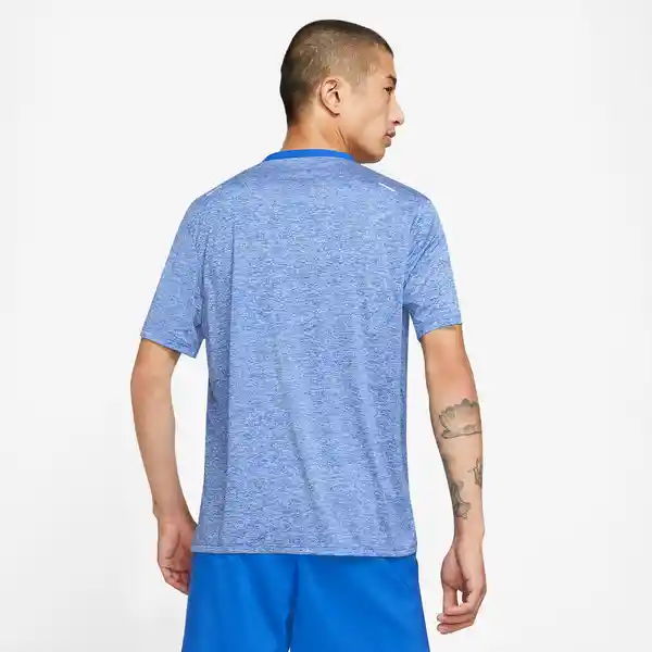 Nike Camiseta Rise 365 Manga Corta Azul Talla L