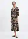 Vestido Claudie Offwhite Talla XS Mujer Mango