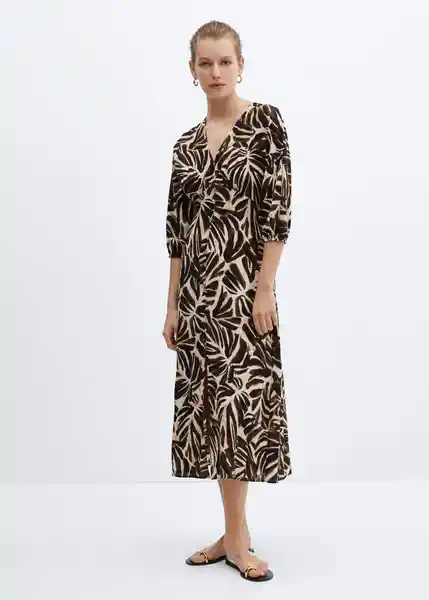 Vestido Claudie Offwhite Talla XS Mujer Mango