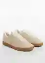 Zapatos Deportivo Garra Beige Talla 37 Mujer Mango