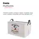 Miniso Organizador Mickey Mouse de Tela Blanco