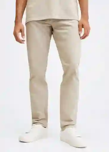 Jeans Bob Beige Talla 44 Hombre Mango