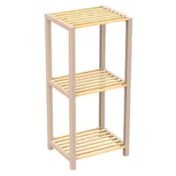 Fixwood Estante 3 Niveles Beige 78 x 35 x 29 cm