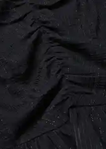 Falda Rayaf Negro Talla 19 Teen Niñas Mango