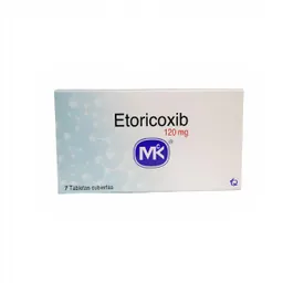 Etoricoxib Mk Antiinflamatorio en Tabletas