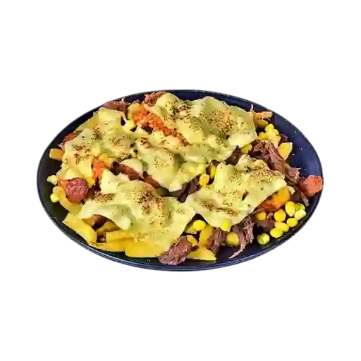 Choripapa Gratinada