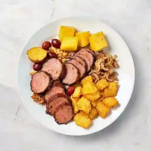 Carne Oreada, Chorizo Y Chicharron