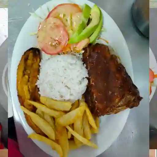 Bandeja costillas bbq