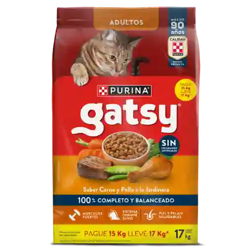 Gatsy Alimento Para Gato Carne Pollo P15Ll17