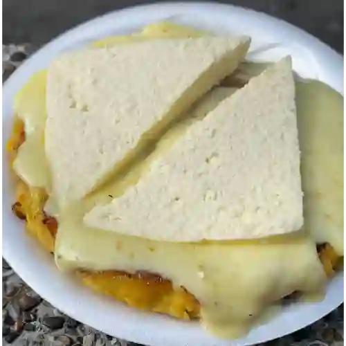 Arepa de Platano con Queso