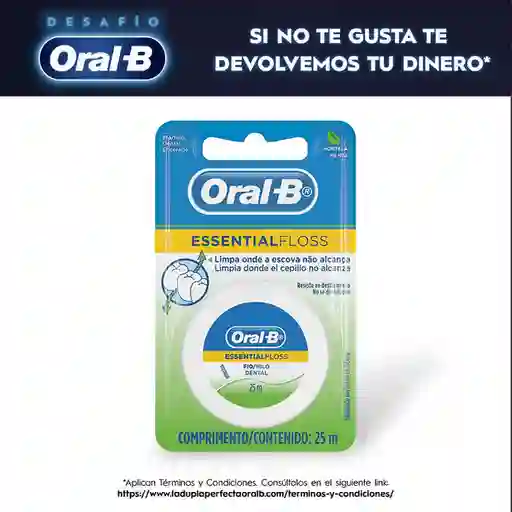 Seda Dental Encerado Oral-B Essential Floss 25m