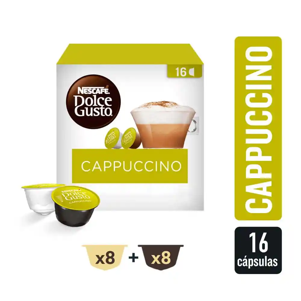 Nescafé Dolce Gusto Cápsulas de Café Capuccino