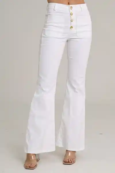 Pantalón Chicago Color Blanco Talla 8 Ragged