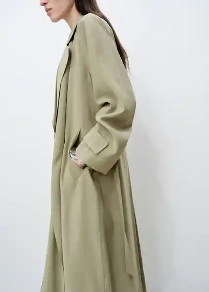 Abrigo Trench Taxi Khaki Talla S Mujer Mango
