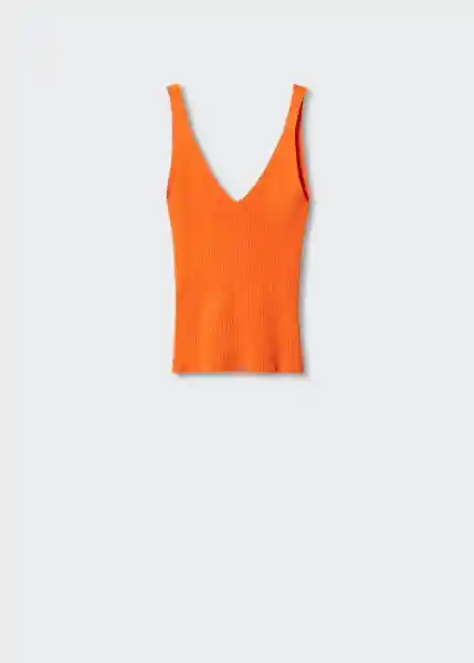 Top Gymnasti Naranja Talla M Mujer Mango