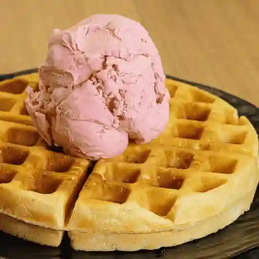 Waffle helado
