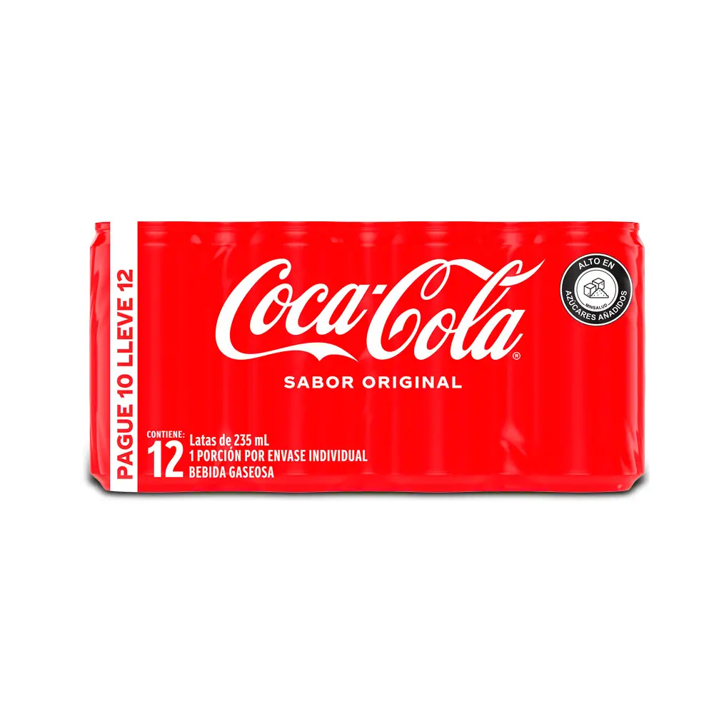 Gaseosa Coca-Cola Sabor Original 235ml x 12 Unds