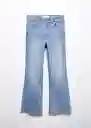 Jean Flare Cut Tejano Medio Talla 20 Teen Niñas Mango